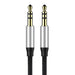 Baseus Yiven M30 stereo audio cable AUX 3.5 mm male mini jack 1.5 m silver-black (CAM30-CS1) - Audio cables<<<HurtelXML