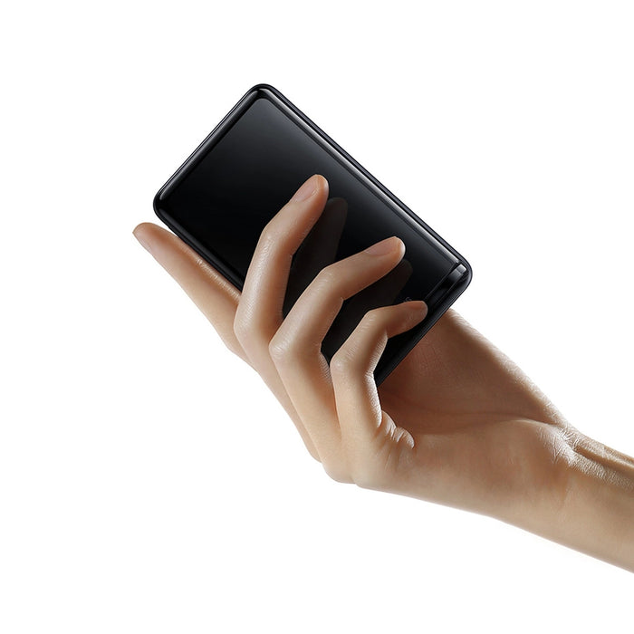 Baseus Magnetic Bracket powerbank with wireless charging MagSafe 10000mAh 20W Overseas Edition white (PPCX000202) + USB Type C cable Baseus Xiaobai Series 60W 0.5m