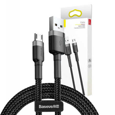 Baseus Cafule Micro USB cable 2.4A 1m (Gray + Black)