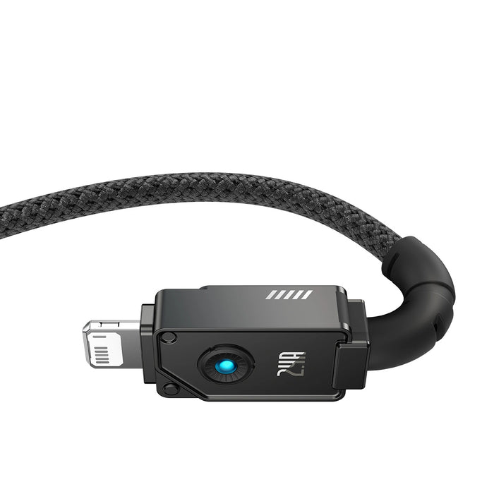 USB cable - Lightning Baseus Unbreakable 2.4A 480Mbps 1m - black