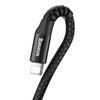 Baseus Spring-loaded cable Lightning 1m 2A (black)