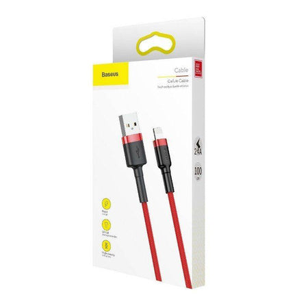 Baseus Cafule USB Lightning Cable 2,4A 0,5m (Red)