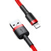 Baseus Cafule USB Lightning Cable 2,4A 0,5m (Red)
