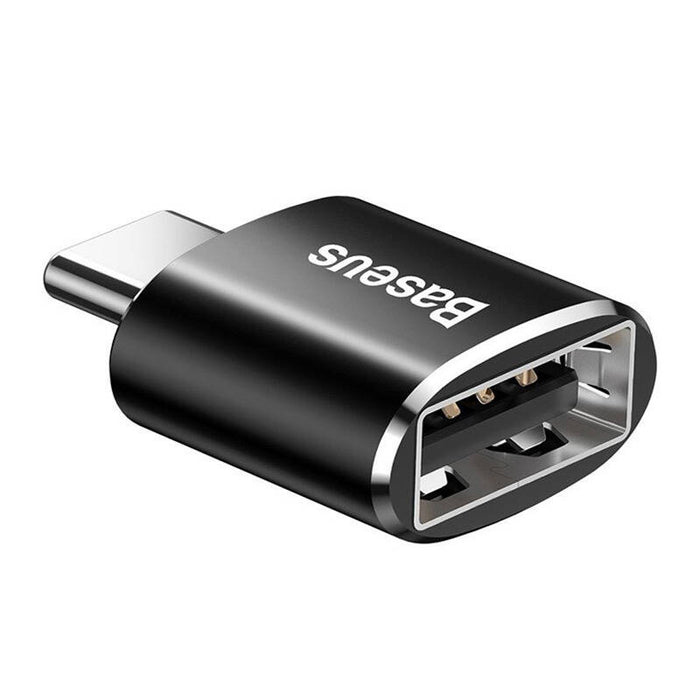 Baseus USB to USB Type-C Adapter 2.4A (Black)