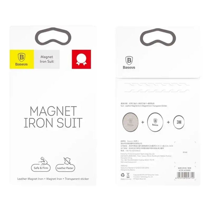 Magnet phone holder Baseus Iron Suit kit - black