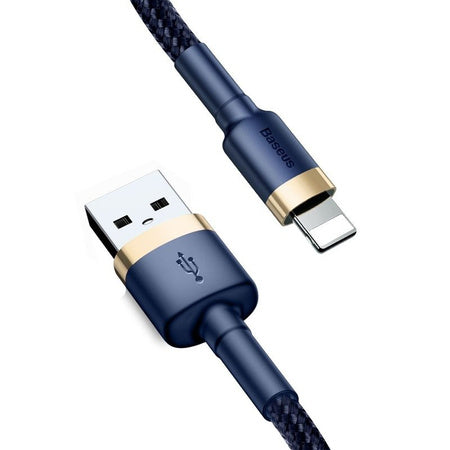 Baseus Cafule Lightning cable 2.4A 1m (Gold+Dark blue)