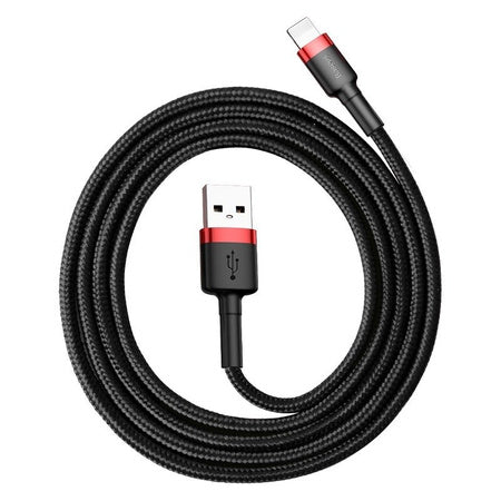 Baseus Cafule USB Lightning Cable 2,4A 0,5m (Red+Black)