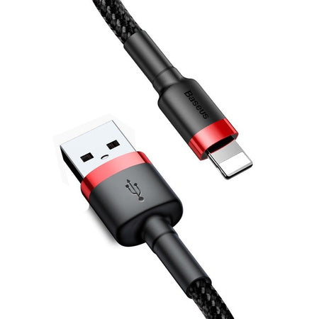 Baseus Cafule USB Lightning Cable 2.4A 1m (Red+Black)