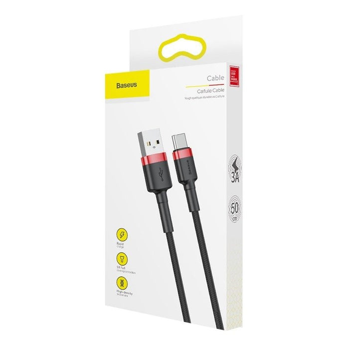Baseus Cafule USB-C cable 2A 3m (Black+Red)
