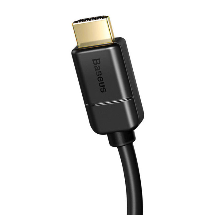 Baseus 2x HDMI 2.0 4K 60Hz Cable, 3D, HDR, 18Gbps, 1m (black)