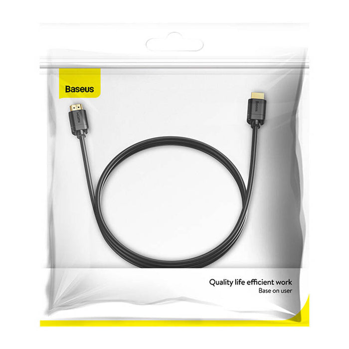 Baseus 2x HDMI 2.0 4K 60Hz Cable, 3D, HDR, 18Gbps, 2m (black)