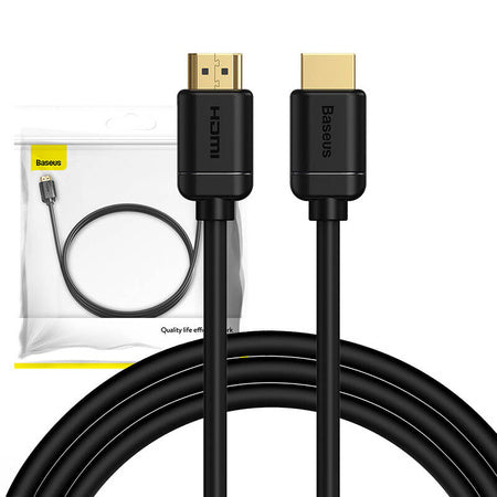 Baseus 2x HDMI 2.0 4K 60Hz Cable, 3D, HDR, 18Gbps, 2m (black)