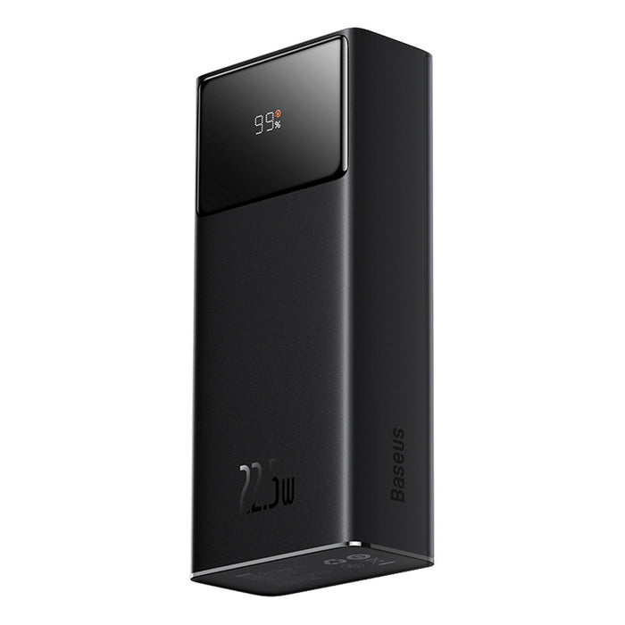 Baseus EnerFill FP41 30000mAh 22.5W Power Bank with Baseus Simple USB-A - USB-C 3A 30cm Cable - Black