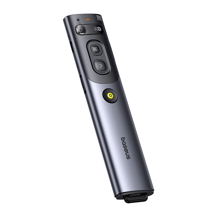 Baseus Orange Dot Laser Pointer with AI and Automatic Translation - Gray (with battery)