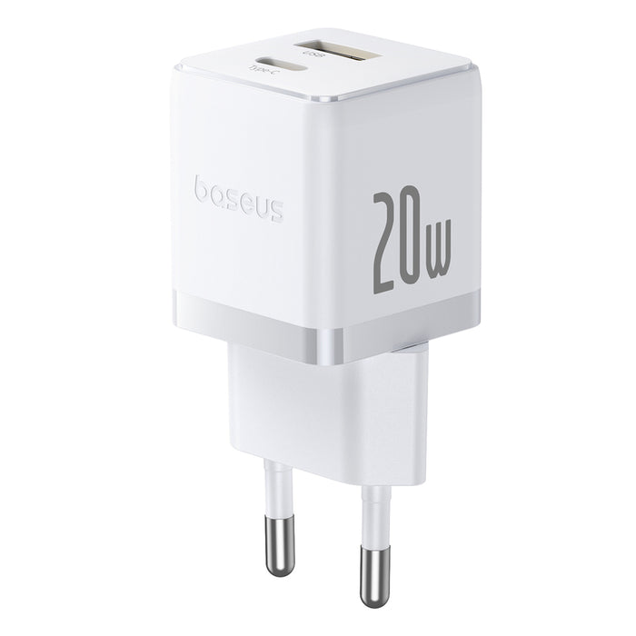 Baseus Palm 20W USB-C USB-A Wall Charger - White