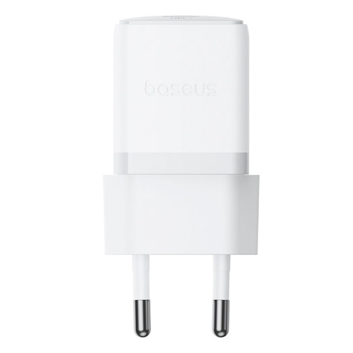 Baseus Palm 1C 20W Wall Charger (with Baseus Mini White USB-C 60W (20V/3A) 1m Cable) - White