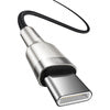Cable USB-C to USB-C Baseus Cafule, 100W, 2m (black)