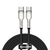 Cable USB-C to USB-C Baseus Cafule, 100W, 2m (black)