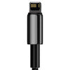 Baseus Tungsten Gold Cable USB to iP 2.4A 1m (black)