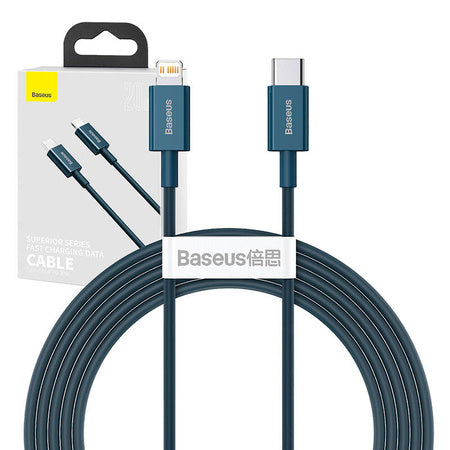 Baseus Superior Series Cable USB-C to iP, 20W, PD, 2m (blue)