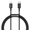 Baseus Superior Series Cable USB-C to iP, 20W, PD, 1m (black)