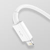 USB cable 3in1 Baseus Superior Series, USB to micro USB / USB-C / Lightning, 3.5A, 1.5m (white)