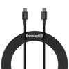 Baseus Superior Series Cable USB-C to USB-C, 100W, 2m (black)