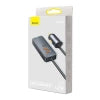 Car charger Baseus Share Together with extension cord, 2x USB, 2x USB-C, 120W (grey)