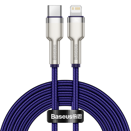 Baseus Cafule Series USB-C cable for Lightning, 20W, 2m (purple)