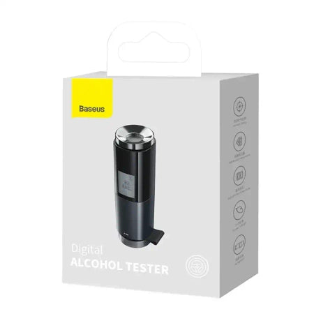 Breathless Electronic Breathalyzer with LCD Baseus (Black)
