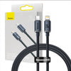 Baseus Crystal cable USB-C to Lightning, 20W, PD, 1.2m (black)
