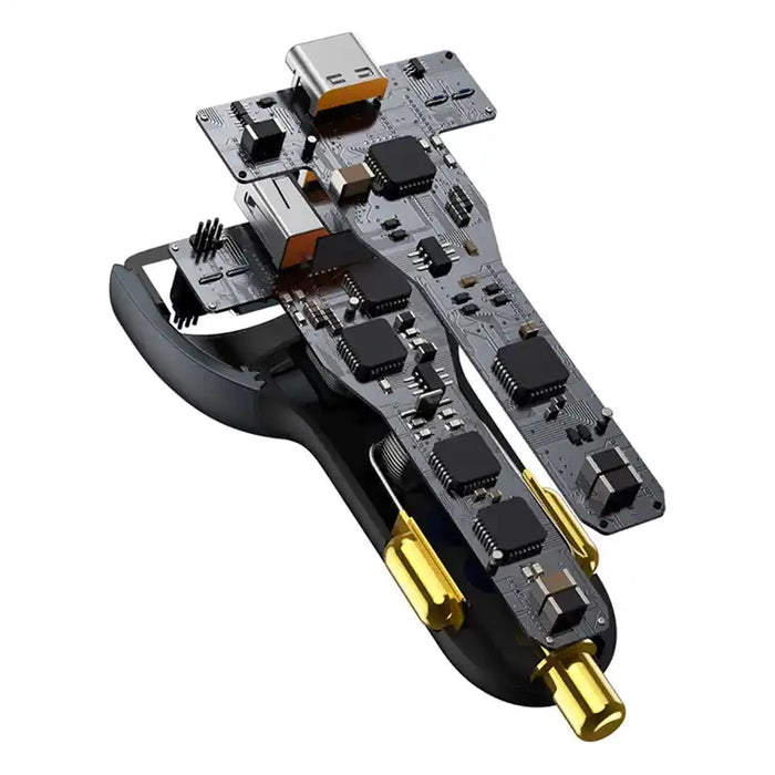 Car Charger Baseus Qualcomm, USB, 2x USB-C, 160W (Grey)