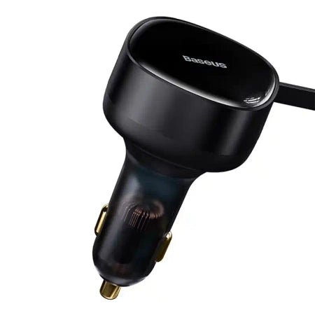 Car Charger Baseus Enjoyment with cable USB-C + Lightning 3A, 30W (Black)