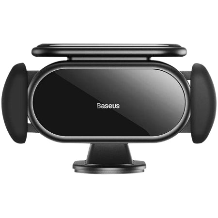 Solar Electric Car Phone Holder Baseus Steel Cannon Pro (Black)