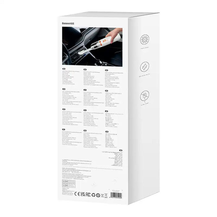 Car vacuum cleaner 6000Pa 80W Baseus A2Pro - white