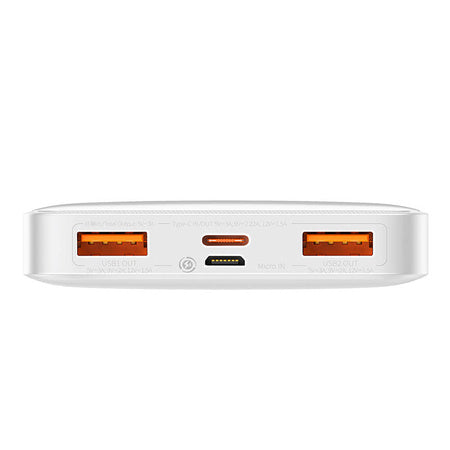Powerbank Baseus Bipow 10000mAh, 20W (white)
