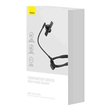 Neck Phone Holder Baseus ComfortJoy (black)