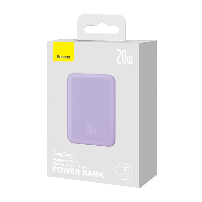 Powerbank Baseus Magnetic Mini 10000mAh, USB-C  20W MagSafe (purple)