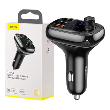 Car Bluetooth MP3 Player Baseus T Shaped S-13 Black OS