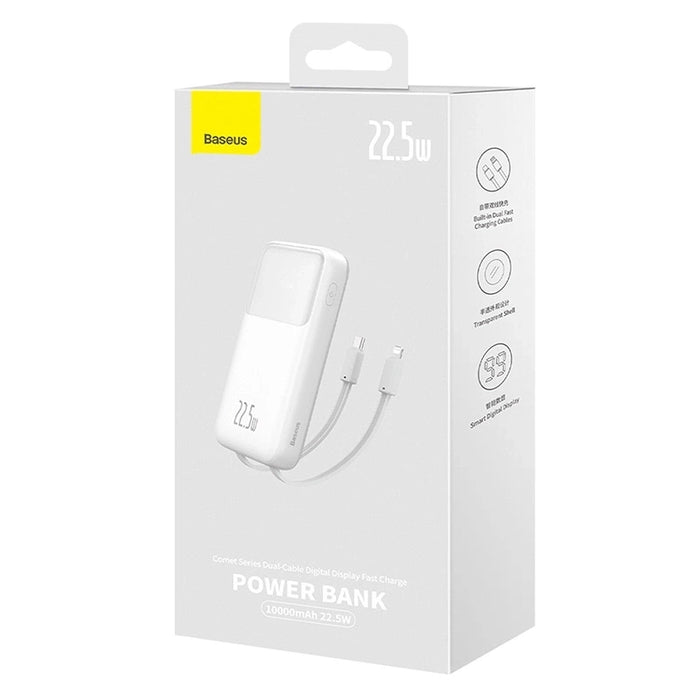 Powerbank Baseus Comet 10000mAh, 22.5W (white)