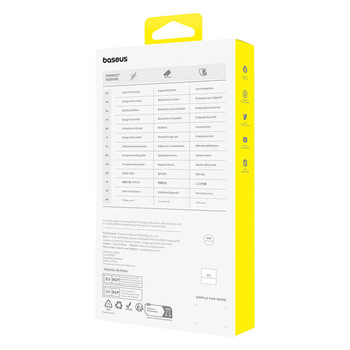 Magnetic Phone Case for iPhone 15 ProMax Baseus CyberLoop Series (Black)