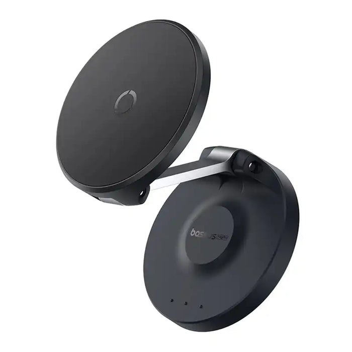 Magnetic Desktop Phone Stand Baseus MagPro self-adhesive (black)