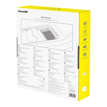 Storage box Tesla Baseus (grey)