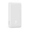 Magnetic Mini Powerbank Baseus 5000mAh, USB-C 20W (white)