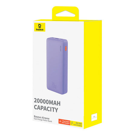 Baseus Airpow 20000mAh 20W powerbank (purple)