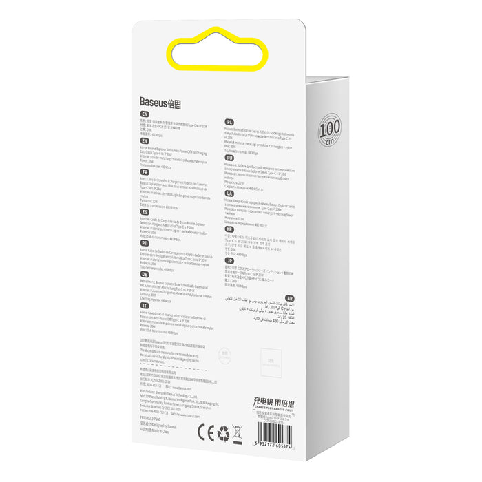 Baseus CATS000003 Lightning - USB-C cable 20W 480Mb/s 1m - blue