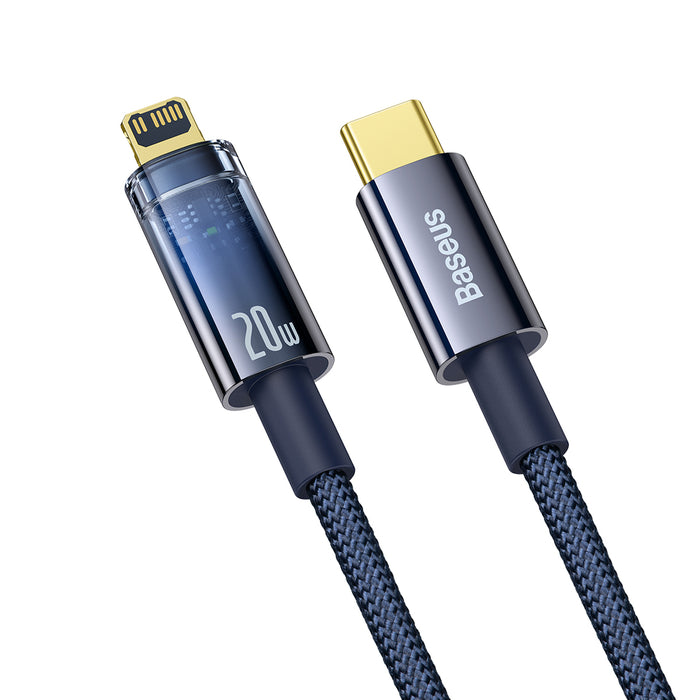 Baseus CATS000003 Lightning - USB-C cable 20W 480Mb/s 1m - blue