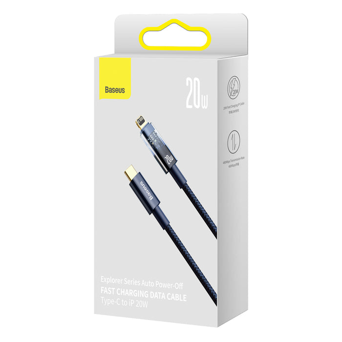 Baseus CATS000003 Lightning - USB-C cable 20W 480Mb/s 1m - blue
