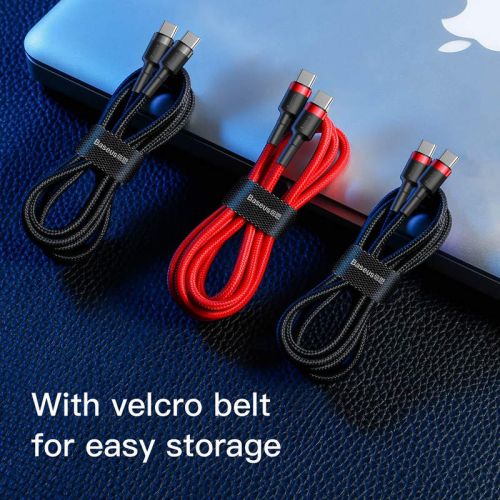 Baseus Cafule Cable USB-C PD 2.0 QC 3.0 60W 1m (Red)