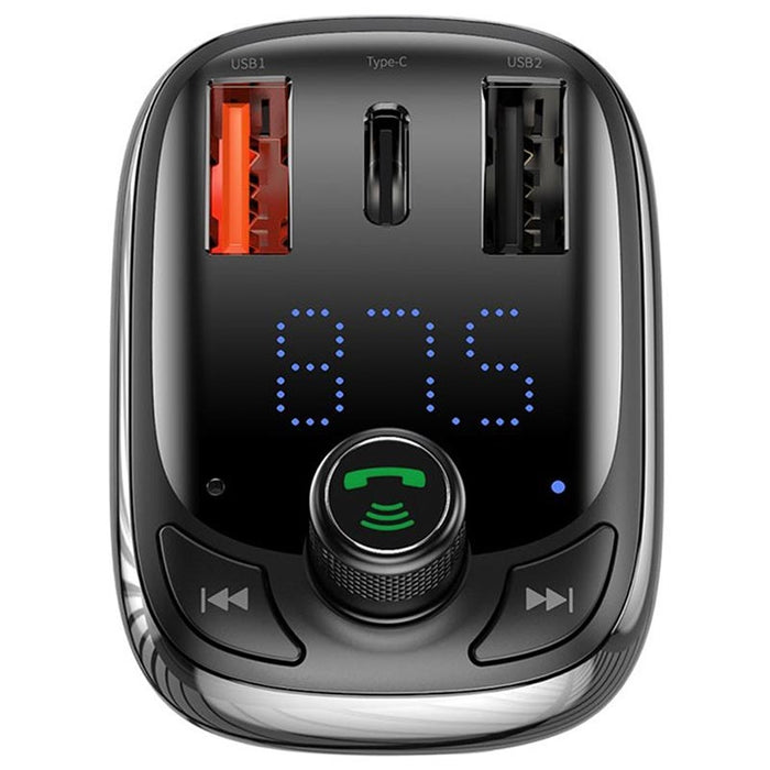 Baseus Car charger and FM transmitter T typed S-13 Black